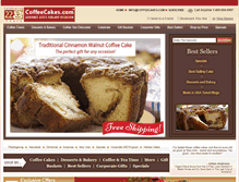 Tablet Screenshot of coffeecakes.com
